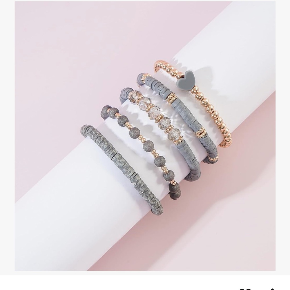 Beaded Stretch Bracelets for Women Stackable - Picture 2 of 6